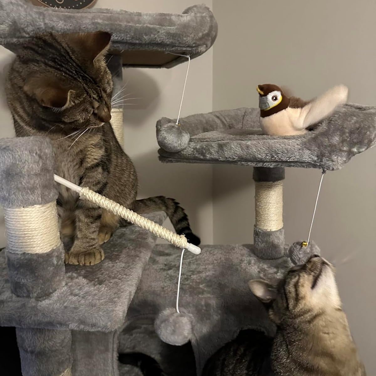 FlappyChase™ Interactive Catnip Bird Toy